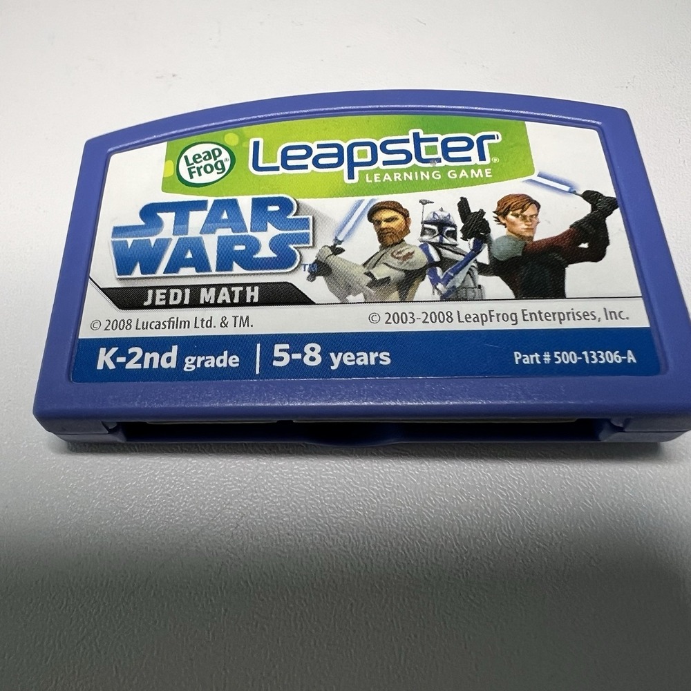 LeapFrog Leapster Star Wars Jedi Math Learning Game Age 5-8 Years Cartridge ONLY